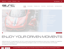 Tablet Screenshot of europeanspeedclub.de